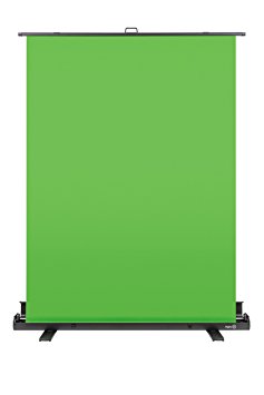 Elgato Green Screen — Collapsible chroma key panel for background removal with auto-locking frame, wrinkle-resistant chroma-green fabric, aluminum hard case, ultra-quick setup and breakdown