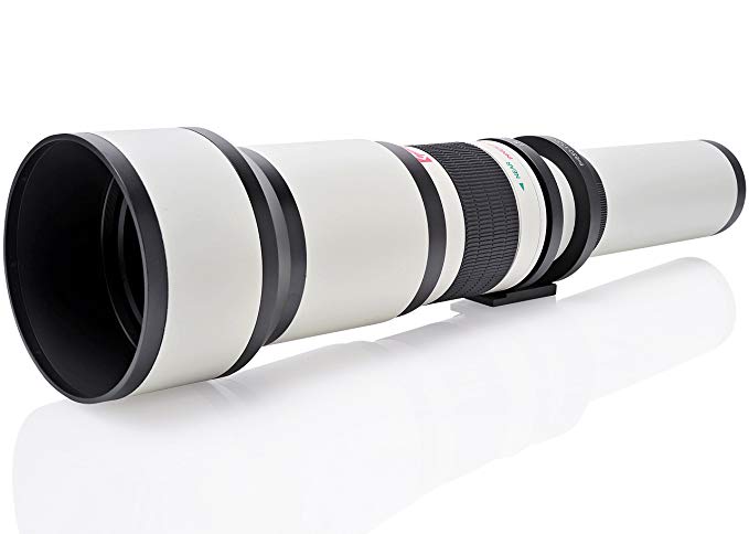 Opteka 650-1300mm (with 2x- 1300-2600mm) Telephoto Zoom Lens for Sony a9, a7R, a7S, a7, a6500, a6300, a6000, a5100, a5000, a3000, NEX-7, NEX-6, NEX-5T, NEX-5N, 5R, 3N and other E-Mount Digital Cameras