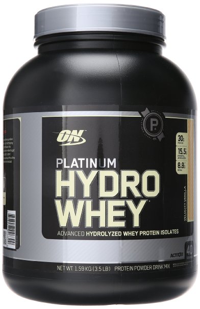 Optimum Nutrition Platinum Hydrowhey, Velocity Vanilla, 3.5 Pounds