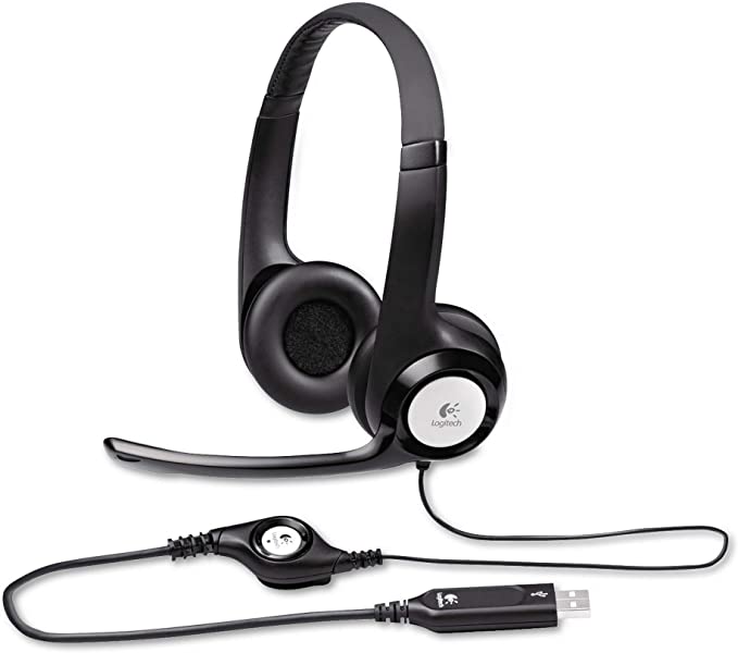 Logitech 5582666792 H390 USB Headset, 5.8 oz