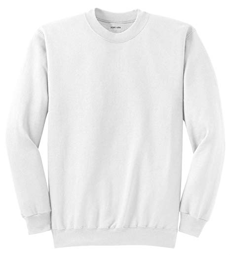 Adult Soft and Cozy Crewneck Sweatshirts in 28 Colors in Sizes S-4XL