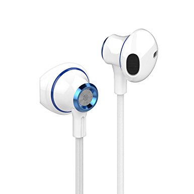 In Ear Headphones FILWO Noise Cancelling Headphones with Microphone Stereo Earphones Noise Isolating Earbuds for Apple iPhone 6s 6 5s SE 5 5c 4s Plus Android Samsung Galaxy Edge S8 S7 S6 S5 S4 Note iPad 1 2 3 4 7 Pro Earpods (White)