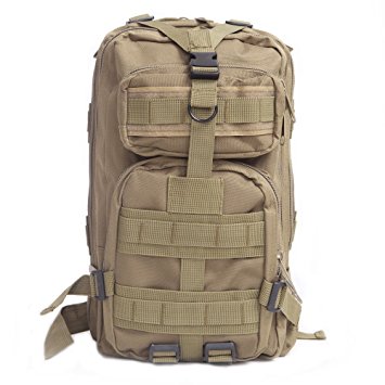 HDE Military Backpack Expandable Lightweight 20L MOLLE Outdoor Rucksack