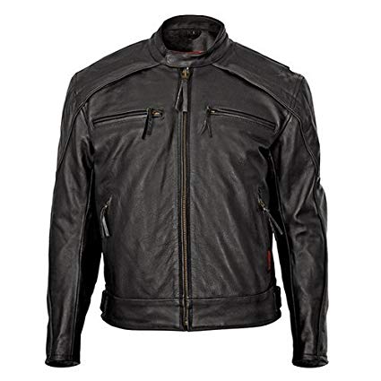 Milwaukee Motorcycle Clothing Company Men's Warrior Jacket (Black, Medium)