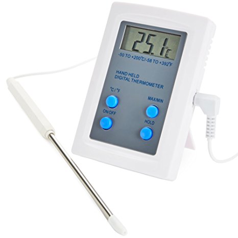 Andrew James Digital Food Thermometer With Probe