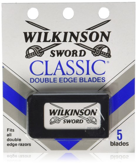100 Wilkinson Sword Classic Double Edge Safety Razor Blades - Made in Germany