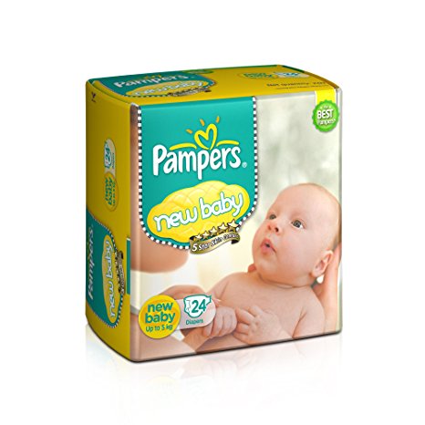 Pampers New Baby Diapers (24 Count)