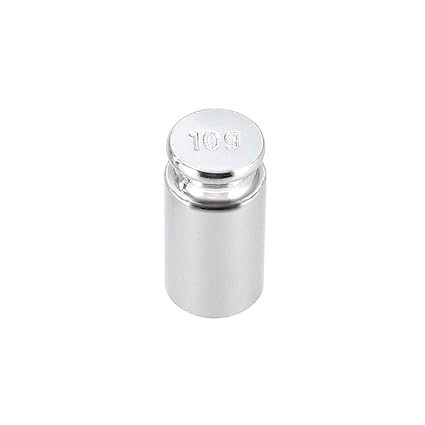 uxcell Calibration Weight 10g M1 Precision Chrome Plated Steel for Digital Balance Scales