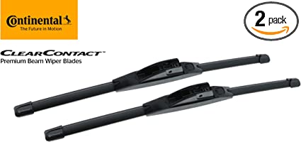 Continental ClearContact 26" and 16" Beam Wiper Blades - 2 Pack Set in Frustration Free Packaging