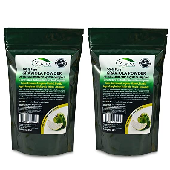 Graviola Leaf Powder 1 lb (Soursop) Annona muricata - Premium Quality 100% Pure