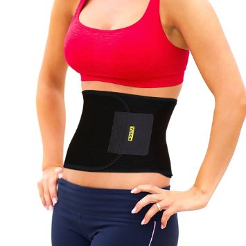 Yosoo Adjustable Waist Trimmer Belt for Waist Back Support Brace Plus Size