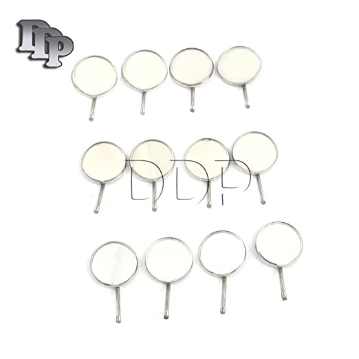 DDP Dental Mouth Mirrors Size #5 Cone Socket Dental Instruments Pack of 12