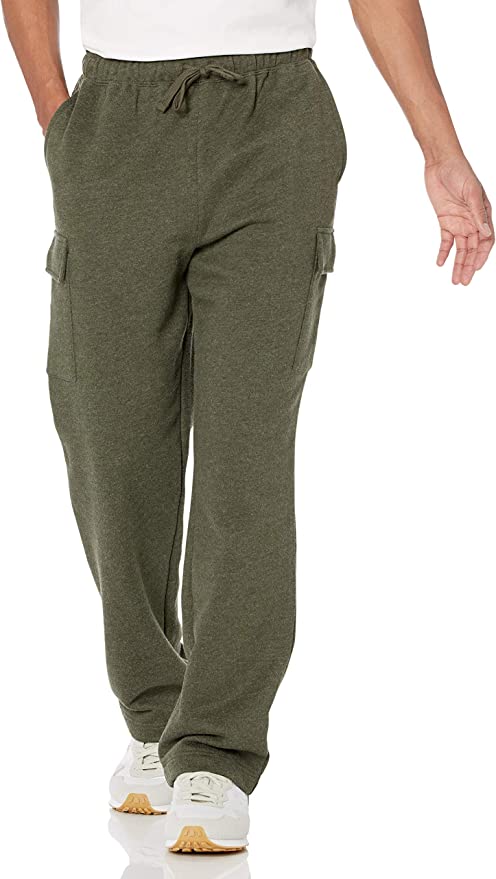 Amazon Essentials Mens Cargo Fleece Sweatpant