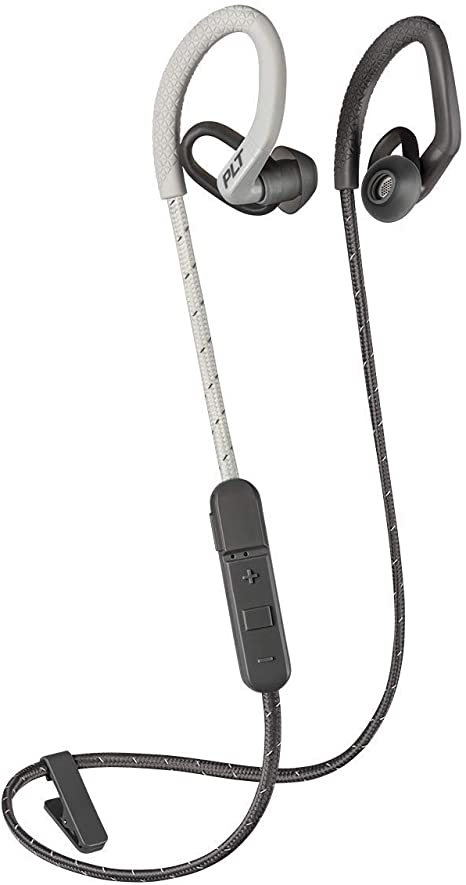 Plantronics BackBeat FIT 350 Stable, Ultra-Light Wireless Sport Earbuds- Grey