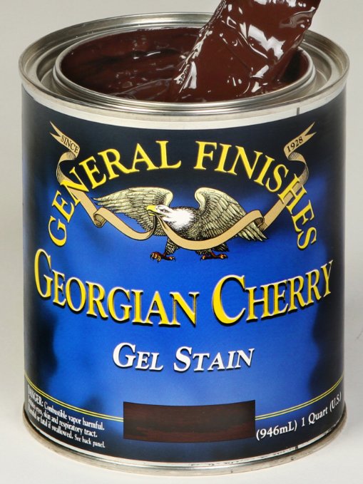 General Finishes Georgian Cherry Gel Stain Pint