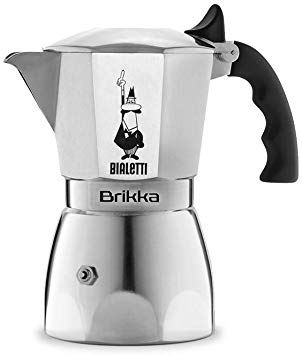 Bialetti 6188 Brikka Elite Espresso Maker, Silver