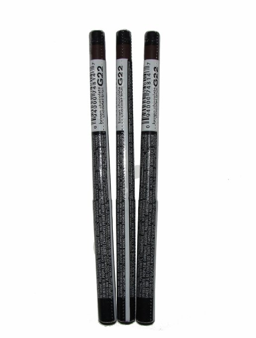 Lot of 3 - Avon Glimmersticks Waterproof Eye Liner - Brown Chocolate