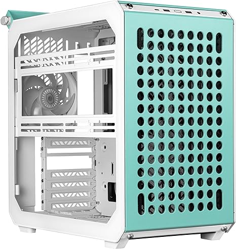 Cooler Master Qube 500 Flatpack - Mid-Tower ATX PC Case, Fully Modular, 1 x 120 mm Pre-Installed SF ARGB Rear Fan, Vertical GPU Mount, Supports EATX Motherboards & Dual 280mm Radiators - Macaron