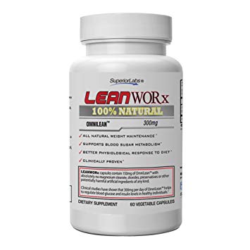 Superior Labs – Lean Worx – All-Natural Supplement with Omnilean Extract Helps Support The Metabolic System and Healthy Weight Management, Helps Curb Appetite and Manage Blood Sugar Levels