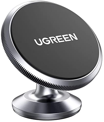 UGREEN Autohalterung Handy Halterung Magnet 360°Armaturenbrett Auto Halterung KFZ Halter kompatibel mit iPhone 11 Pro Max XR, Galaxy S20 S10 A50, Huawei P30 Pro usw. 4-7 Zoll