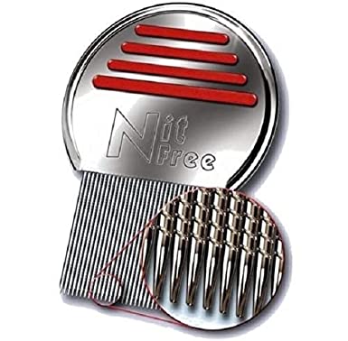 NitFree Original Patented Lice Comb Safely Removes Lice, Eggs and Nits