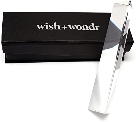 wish&wondr 6" Photography Prism - Perfect for Unique Light Reflections and Photography Effects