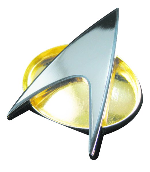 Quantum Mechanix Star Trek The Next Generation Communicator Badge Replica