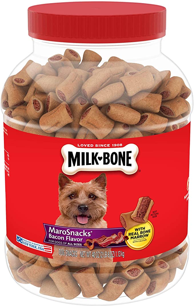 Milk-Bone MaroSnacks Dog Treats with Real Bone Marrow and Calcium