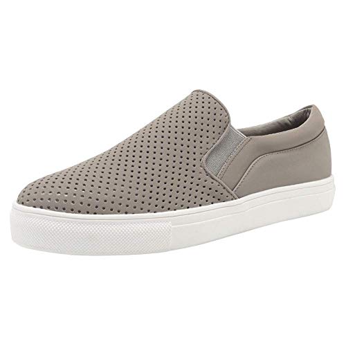 Women's Perforated Slip-on Loafers Fashion Casual Classic Sneakers