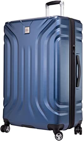 Skyway Nimbus 4.0 Hardside Spinner Luggage (Maritime Blue, Checked-Large 28-Inch)