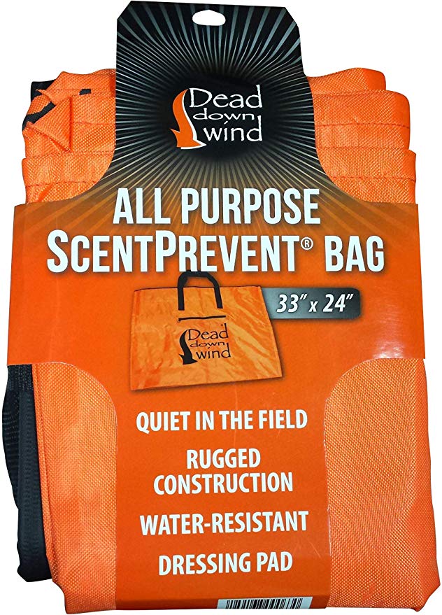 Dead Down Wind All Purpose ScentPrevent Bag | 33” x 24” | Odor Eliminator Travel Bag for Hunting Accessories | Water Resistant, Durable Storage Tote with Pocket for Scent Free Hunting Gear