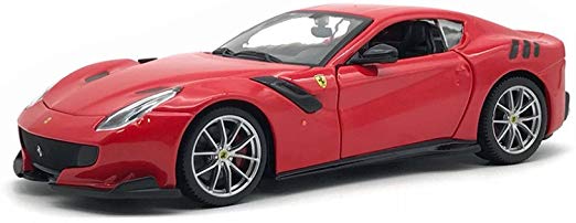 Bburago Ferrari F12 TDF, Red 26021R - 1/24 Scale Diecast Model Toy Car