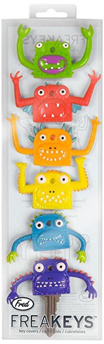 Fred & Friends FREAKEYS Monster Key Covers, Set of 6