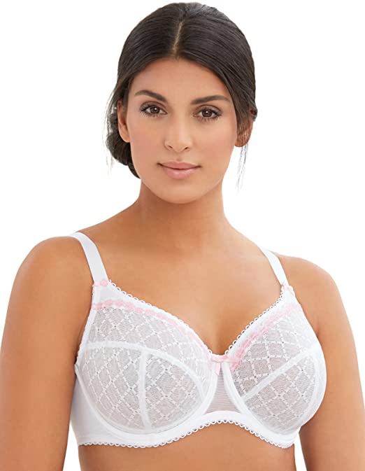 Full Figure Plus Size Wonderwire Lace Bra #9845