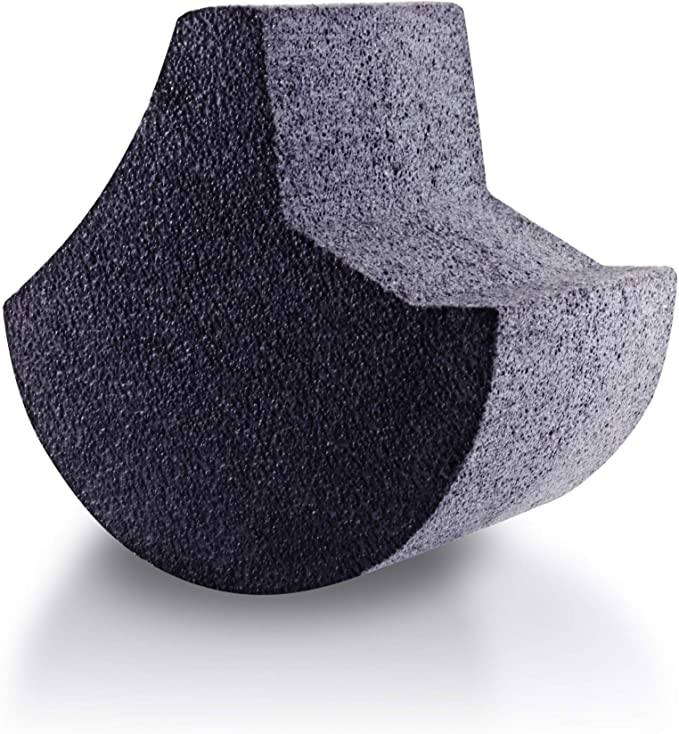 The BODY WEDGE™ is The First Psoas Release Tool Specifically Designed for Abdominal Muscle Massages to Relieve Low Back Pain, Hip Pain and Knee Pain (Black, X-Large)
