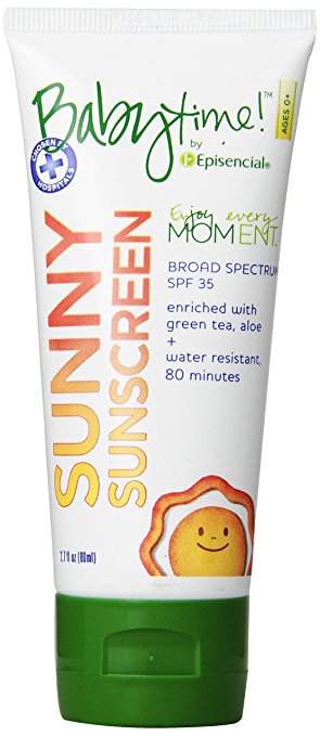 Episencial Babytime Sunny Sunscreen 2.7 Ounces (Packaging May Vary)