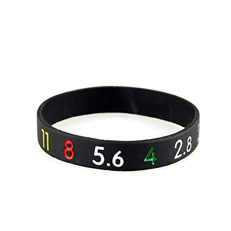 DSLRKIT Photographer's Wristband Lens Aperture Ring Stop Zoom Creep Silicon Latex