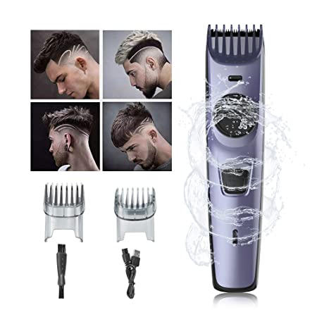 FIGROL Hair Clippers,Professional Cordless Rechargeable Hair Trimmer,Electric Hair&Beard Clipper with 2 Guide Combs,Haircut Kits for Men,Families