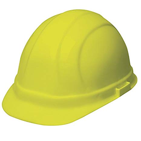 ERB 19948 Omega II Cap Style Hard Hat with Mega Ratchet, Flourescent Yellow
