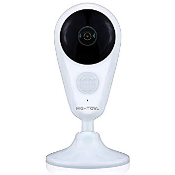 Night Owl Security Add-On Indoor Wireless 1080P Ac Powered Camera, White (CAM-WNVR2P-IN)