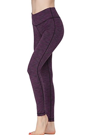 Oalka Women Power Flex Yoga Pants Workout Running Leggings - All Colors