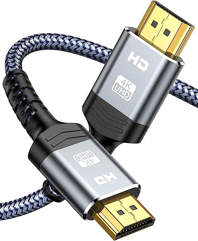 HDMI Cable 50ft,4K HDMI Câble Snowkids (18Gbps 4K 60Hz 3D Support, Ethernet Function,Video 4K UHD 2160p,HD 1080p for Fire TV,for ps3/4)