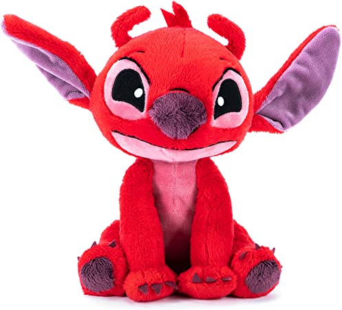 Simba 6315876986NPB - Disney Lilo and Stitch Plush Toy, 25 cm, Leroy, Cuddly Toy, Suitable from The First Months of Life