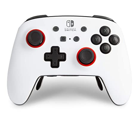 PowerA Fusion Pro Wireless Controller for Nintendo Switch - White/Black, Nintendo Switch Lite, Gamepad, Bluetooth, Video Game Controller, Gaming Controller, Officially Licensed - Nintendo Switch