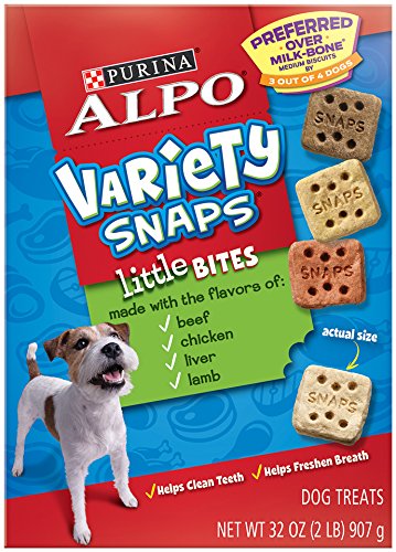 Purina ALPO Variety Snaps Dog Food, 32-Ounce (Pack of 5)