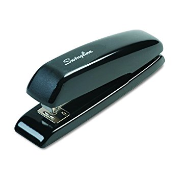 Swingline 64601 Durable Full Strip Desk Stapler, 20-Sheet Capacity, Black