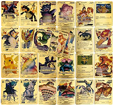 54 Pcs Charizard Vmax Gold Foil Card, Charizard Vmax DX GX Gold Foil Collection Cards, The Best Gift for Collector