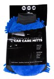 Car Wash Mitt and Duster - Deluxe Car Accessories Gift Set Blue