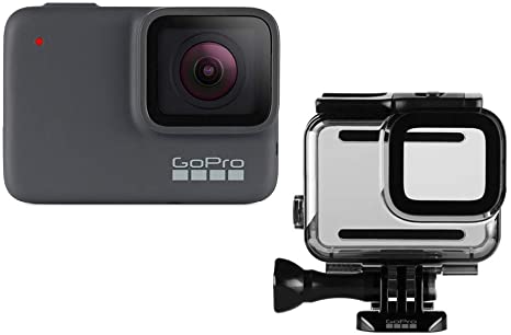 GoPro HERO7 Silver   Protective Housing - Waterproof Digital Action Camera with Touch Screen 4K HD Video 10MP Photos Stabilization