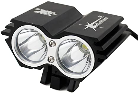 SIGA® 5000Lm 2x CREE XML U2 LED Cycling Front Bicycle Bike Light HeadLight Headlamp X2